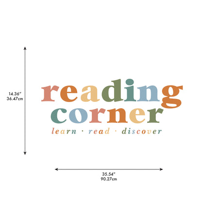 York Wallcoverings RoomMates Reading Corner Multicolor Wall Quote Decals Alphabet & Numbers Kids Multicolor  Current Peel & Stick - RMK5577GM