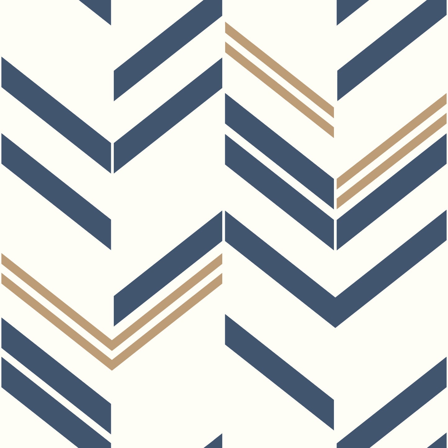 York Wallcoverings RoomMates Chevron Stripe Blue Peel and Stick Wallpaper Modern Global Blues  Wallpaper - RMK9002WP