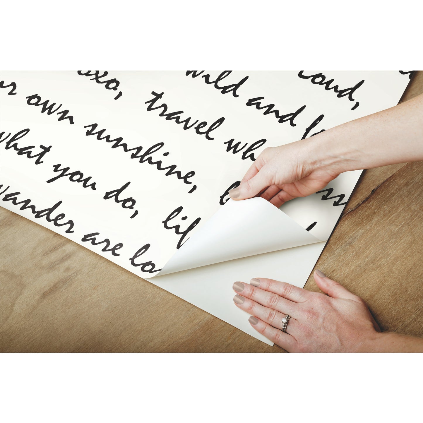 York Wallcoverings RoomMates Dream Big Script Black Peel and Stick Wallpaper Modern Alphabet and Numbers Blacks  Wallpaper - RMK9005WP