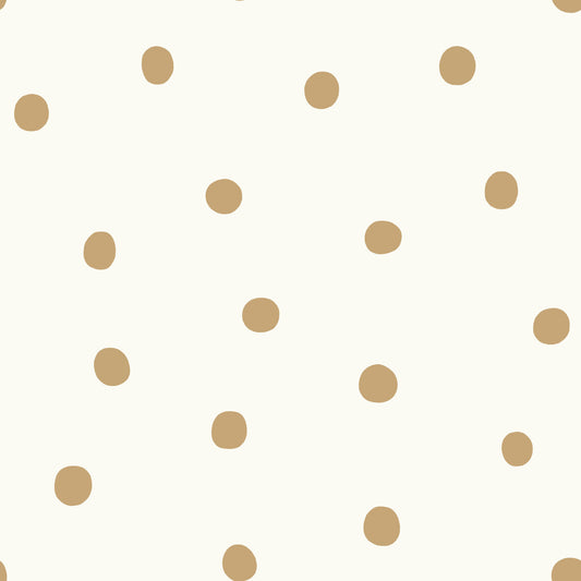 York Wallcoverings RoomMates Dots Gold Peel and Stick Wallpaper Modern Global Yellows  Wallpaper - RMK9012WP