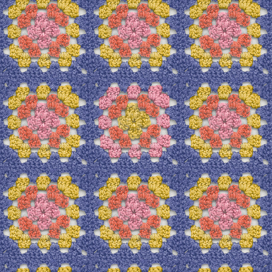 York Wallcoverings RoomMates Granny Square Pink and Purple Peel and Stick Wallpaper Modern Graphics Pinks  Wallpaper - RMWS1240