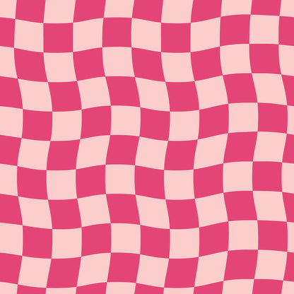 York Wallcoverings RoomMates Groovy Checker Pink Peel and Stick Wallpaper Modern Graphics Reds  Wallpaper - RMWS1242