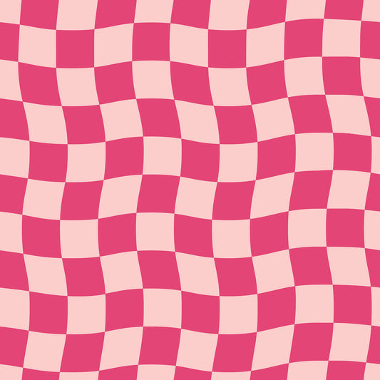 York Wallcoverings RoomMates Groovy Checker Pink Peel and Stick Wallpaper Modern Graphics Reds  Wallpaper - RMWS1242