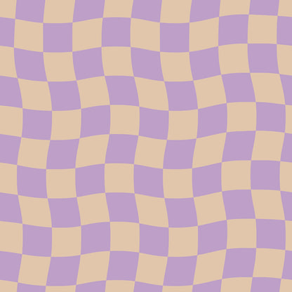 York Wallcoverings RoomMates Groovy Checker Purple Peel and Stick Wallpaper Modern Graphics Purples  Wallpaper - RMWS1244