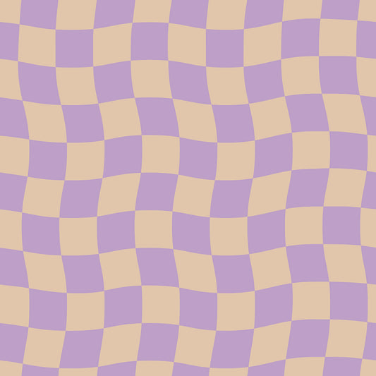 York Wallcoverings RoomMates Groovy Checker Purple Peel and Stick Wallpaper Modern Graphics Purples  Wallpaper - RMWS1244