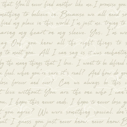 York Wallcoverings RoomMates Love Letters Parchment Peel and Stick Wallpaper Modern Alphabet and Numbers Neutrals  Wallpaper - RMWS1250