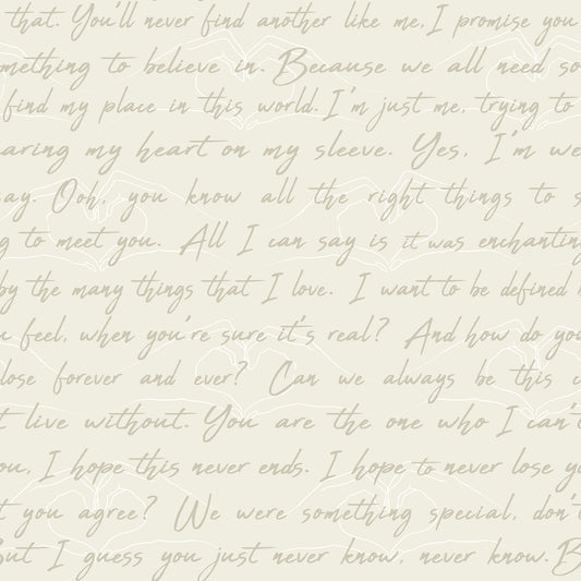 York Wallcoverings RoomMates Love Letters Parchment Peel and Stick Wallpaper Modern Alphabet and Numbers Neutrals  Wallpaper - RMWS1250