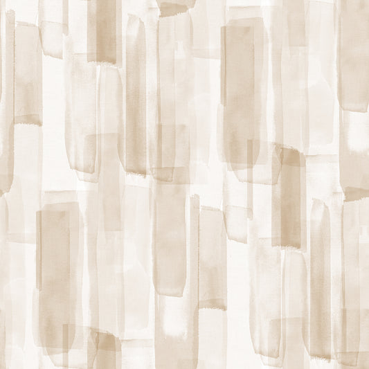 York Wallcoverings RoomMates Watercolor Glass Neutral Beige Peel and Stick Wallpaper Graphics Bohemian Neutral Beige  Current Peel & Stick - RMWS1312
