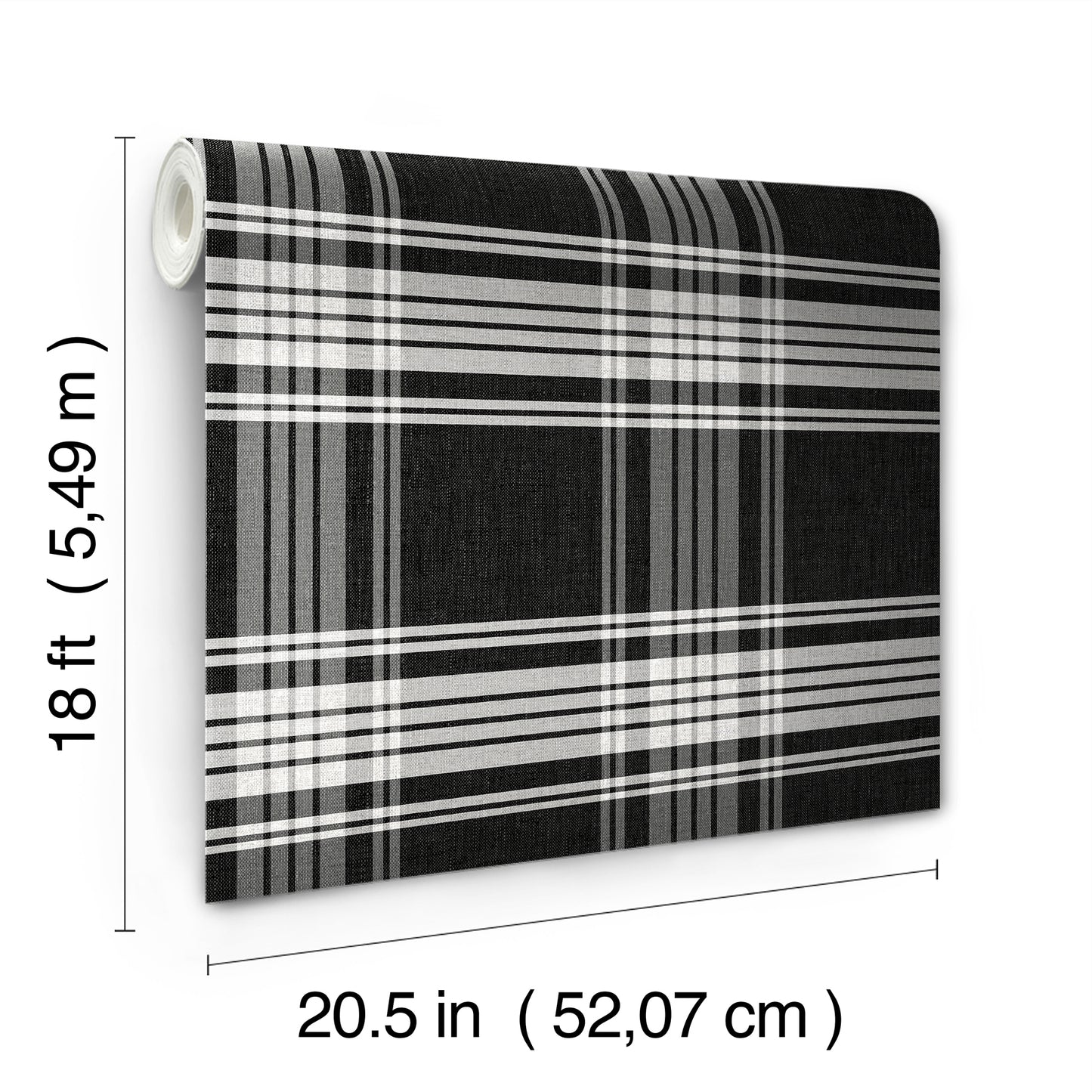 York Wallcoverings York Premium Peel + Stick Clueless Dionne Black Peel and Stick Wallpaper Retro Graphics Blacks  Wallpaper - RMWS1324