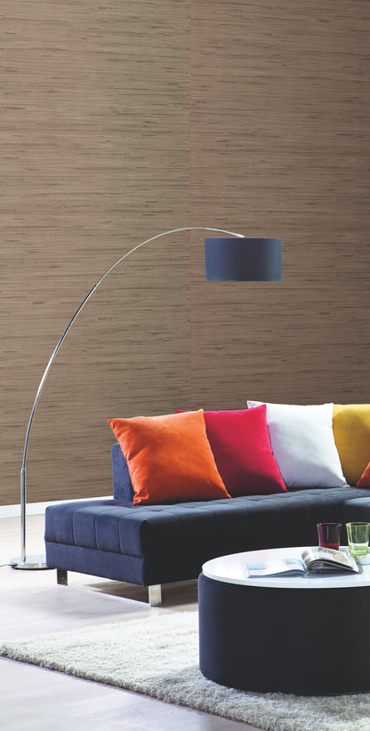 York Wallcoverings York Wallcoverings Lustrous Grasscloth Yellow Wallpaper  Faux Grasscloth Yellows   - RN1062LW