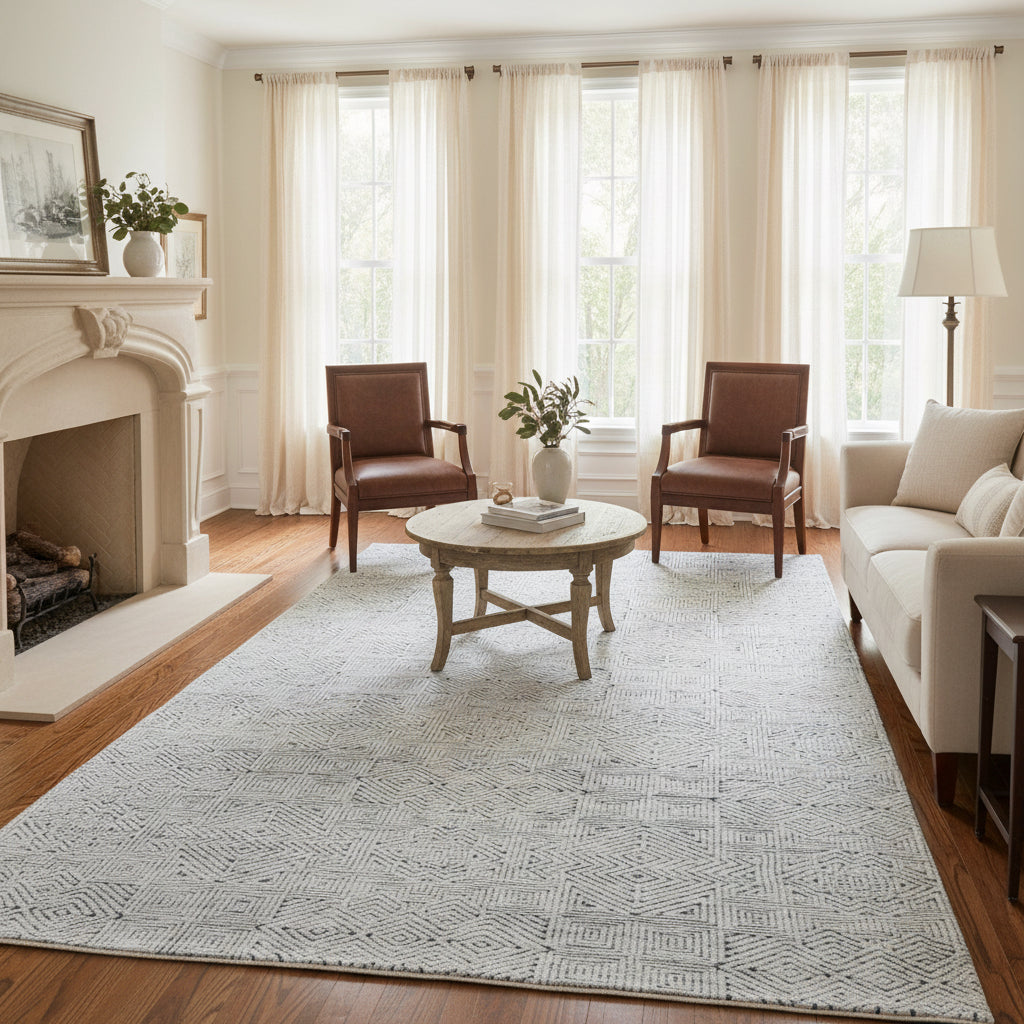 Rug, transitional style, 9' x 12'.