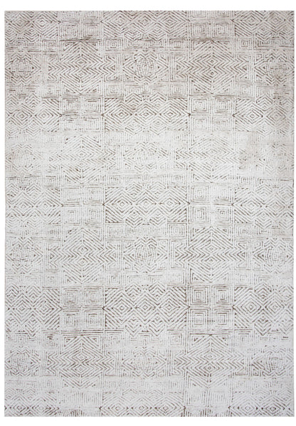 Transitional rug, 6' x 9'.