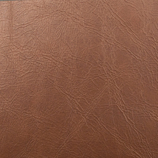 JF Fabrics Cleanguard RODEO 29 Fabric Plain Brown, Cognac  Vegan Leather, Vinyl - 9552329 J9591