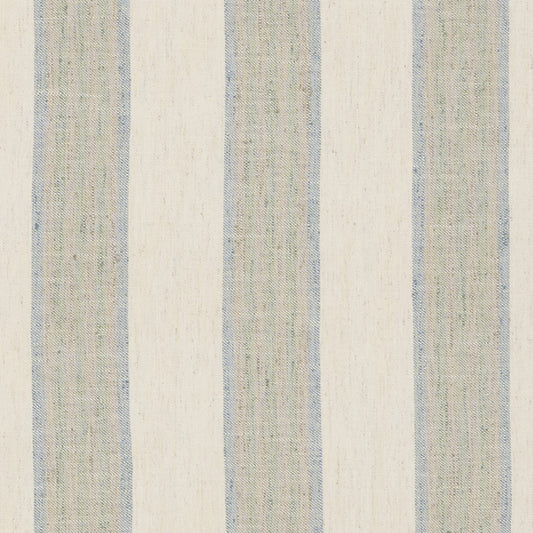JF Fabrics RONAN 63 Fabric Stripe Blue, Green, Grey, Beige  Woven - 9286063 J9431