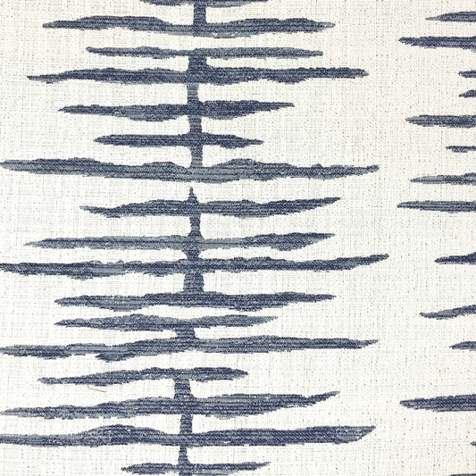 JF Fabrics Bella Dura Home ROSSEAU 69 Fabric Abstract, Contemporary Navy, White  Woven, Outdoor - 9058569 J9411