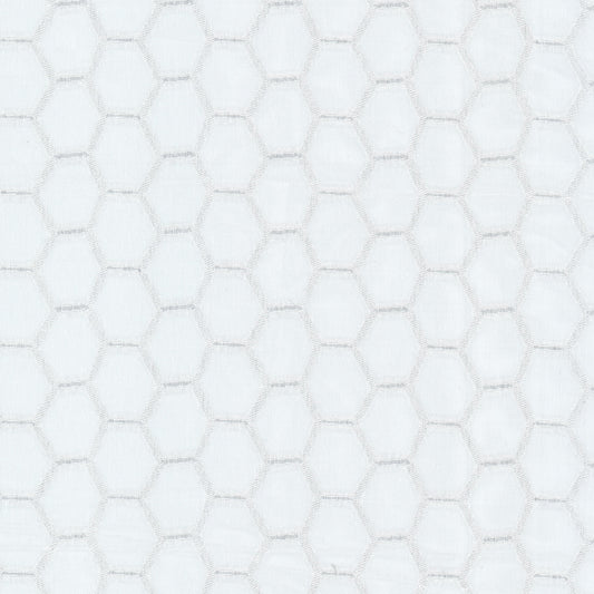 STOUT TEXTILES  DRAPERY,SHEER TRANSITIONAL,, GEOMETRIC FROST   - ROWA-1