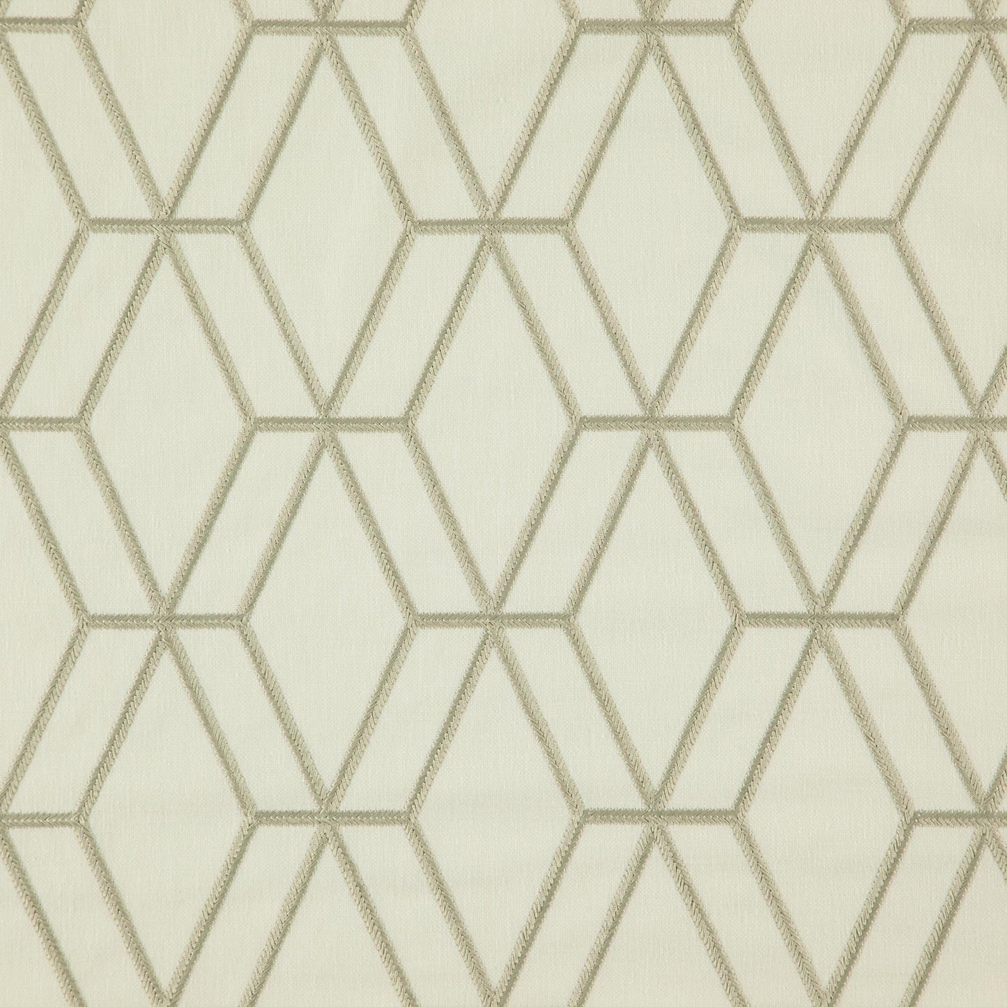 JF Fabrics ROWLING 92 Fabric Transitional,Contemporary,Diamond,Geometric Creme/Beige  Embroidery,Texture - 5970892 J7551
