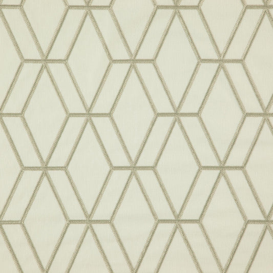 JF Fabrics ROWLING 92 Fabric Transitional,Contemporary,Diamond,Geometric Creme/Beige  Embroidery,Texture - 5970892 J7551