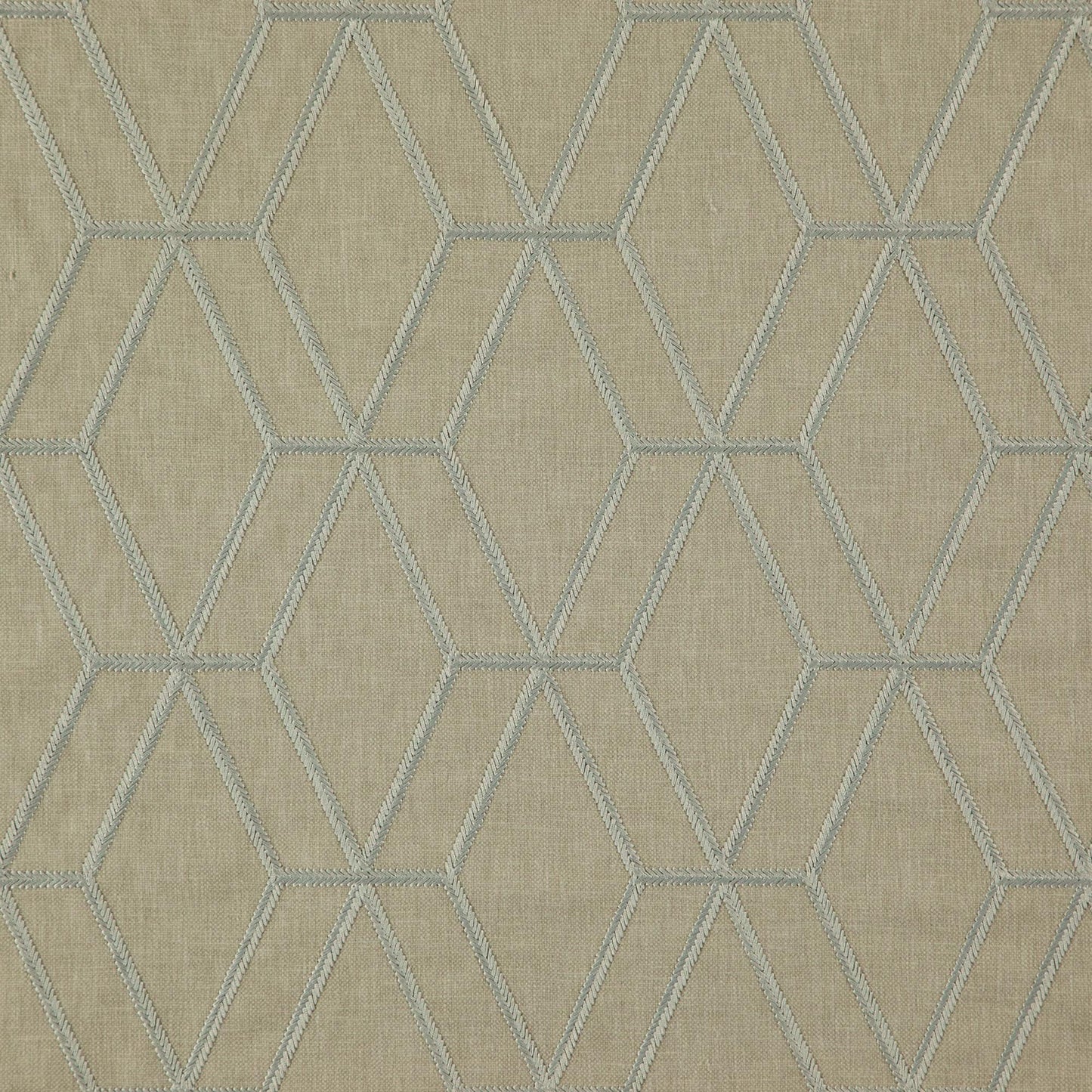 JF Fabrics ROWLING 94 Fabric Transitional,Contemporary,Diamond,Geometric Grey/Silver  Embroidery,Texture - 5970894 J7551