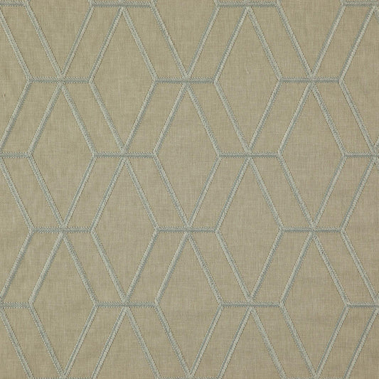 JF Fabrics ROWLING 94 Fabric Transitional,Contemporary,Diamond,Geometric Grey/Silver  Embroidery,Texture - 5970894 J7551