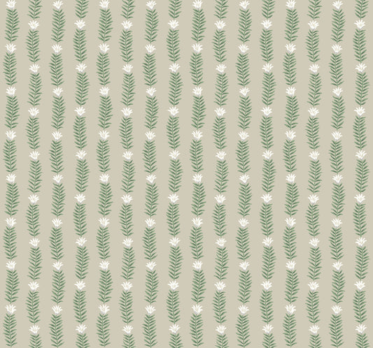 York Wallcoverings Rifle Paper Co. Second Edition Eden Beige and Green Wallpaper  Botanical Greens   - RP7339