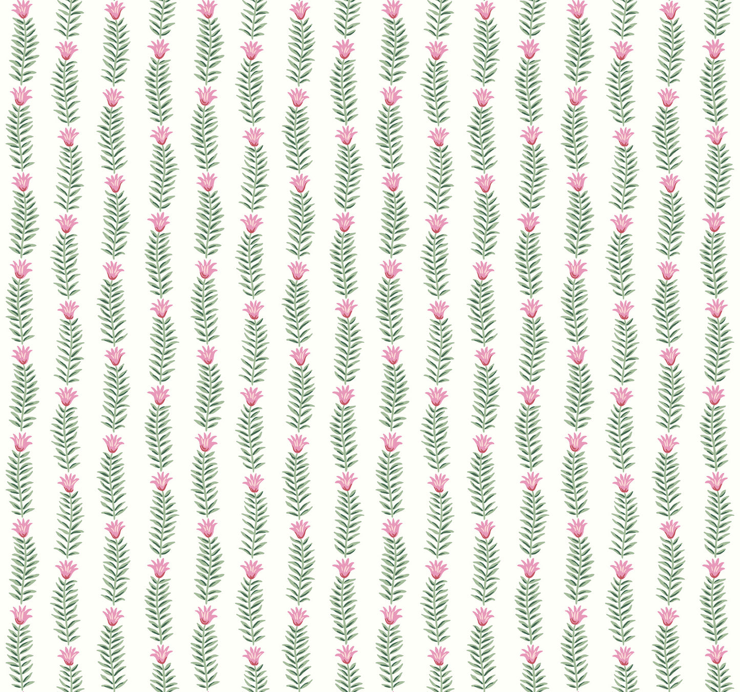 York Wallcoverings Rifle Paper Co. Second Edition Eden White and Green Wallpaper  Botanical Whites and Off-Whites   - RP7340