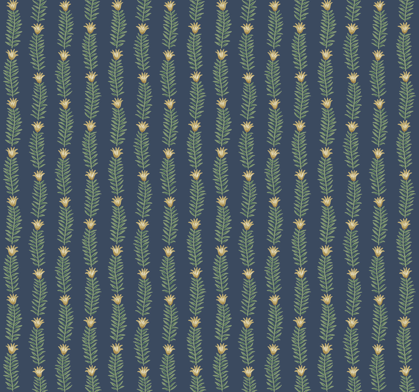 York Wallcoverings Rifle Paper Co. Second Edition Eden Blue and Green Wallpaper  Botanical Blues   - RP7342