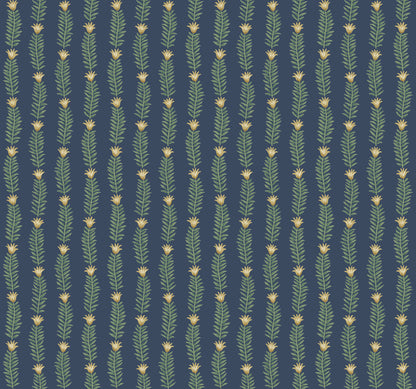 York Wallcoverings Rifle Paper Co. Second Edition Eden Blue and Green Wallpaper  Botanical Blues   - RP7342