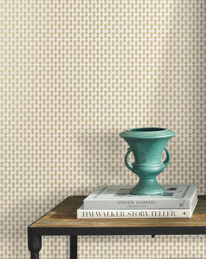 York Wallcoverings Rifle Paper Co. Second Edition Petal Beige Wallpaper  Small Prints Neutrals   - RP7360