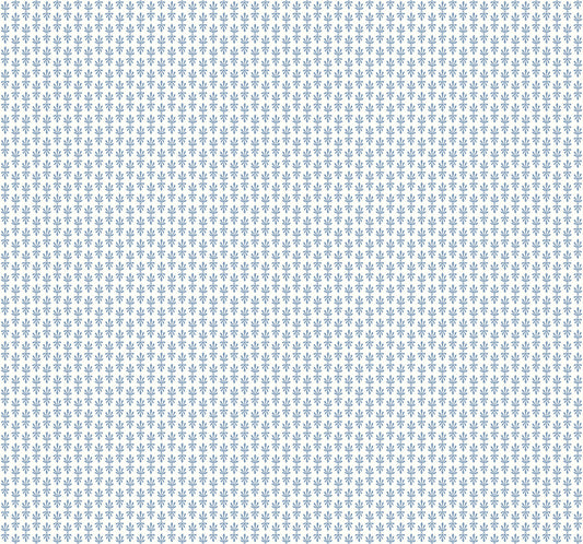 York Wallcoverings Rifle Paper Co. Second Edition Petal White and Blue Wallpaper  Small Prints Whites and Off-Whites   - RP7365