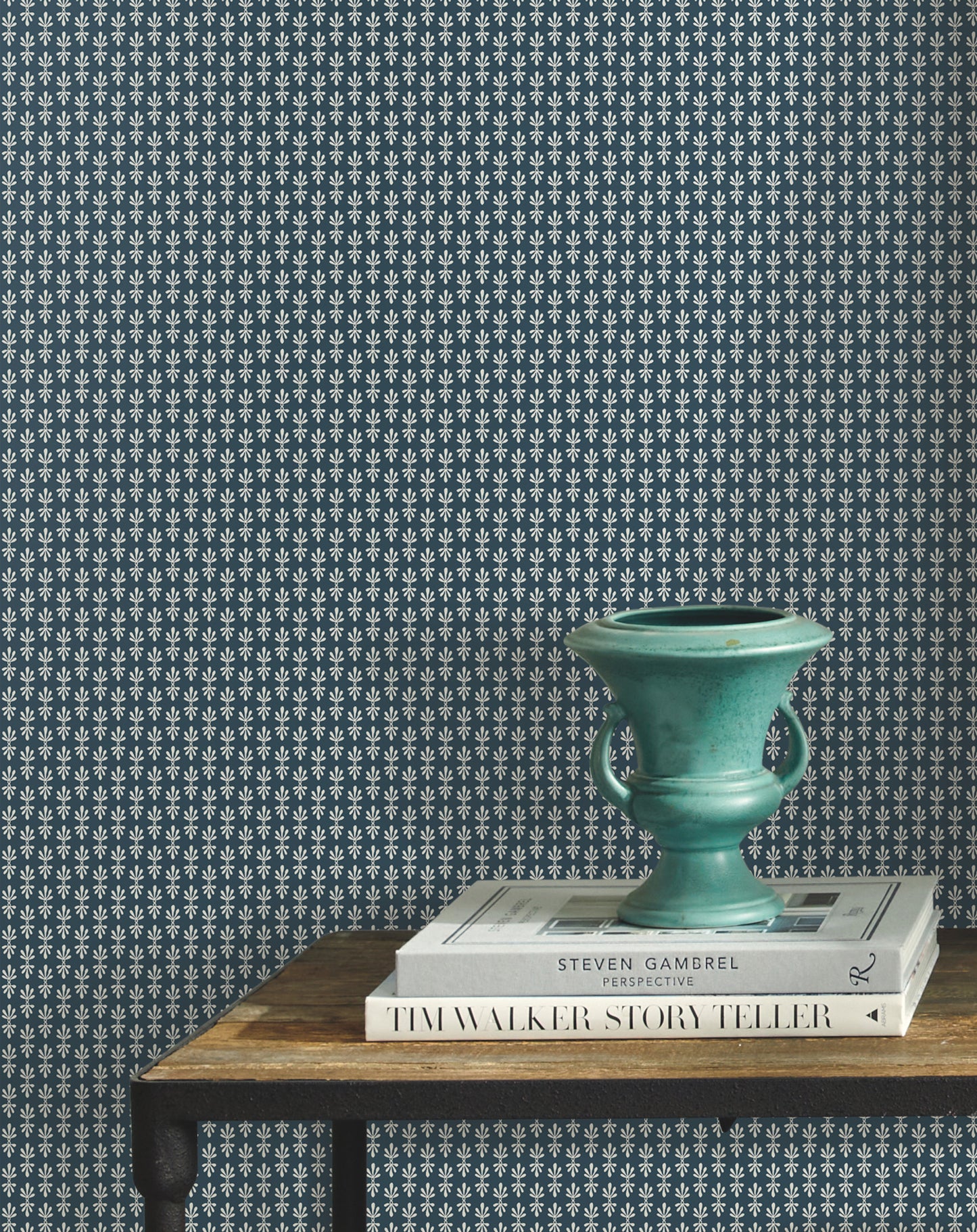 York Wallcoverings Rifle Paper Co. Second Edition Petal Blue Wallpaper  Small Prints Blues   - RP7366