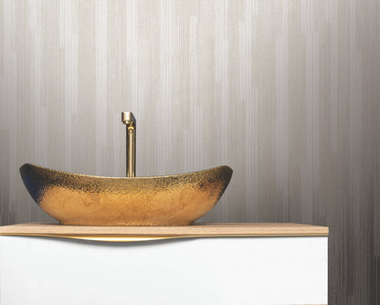 York Wallcoverings Industrial Interiors III Newel Natural White Wallpaper  Textures Whites and Off-Whites   - RRD7623N