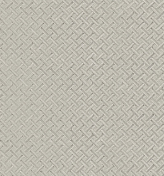 York Wallcoverings Ronald Redding Wickwork Pearl Trax Wallpaper  Textures Whites and Off-Whites   - RRD7647