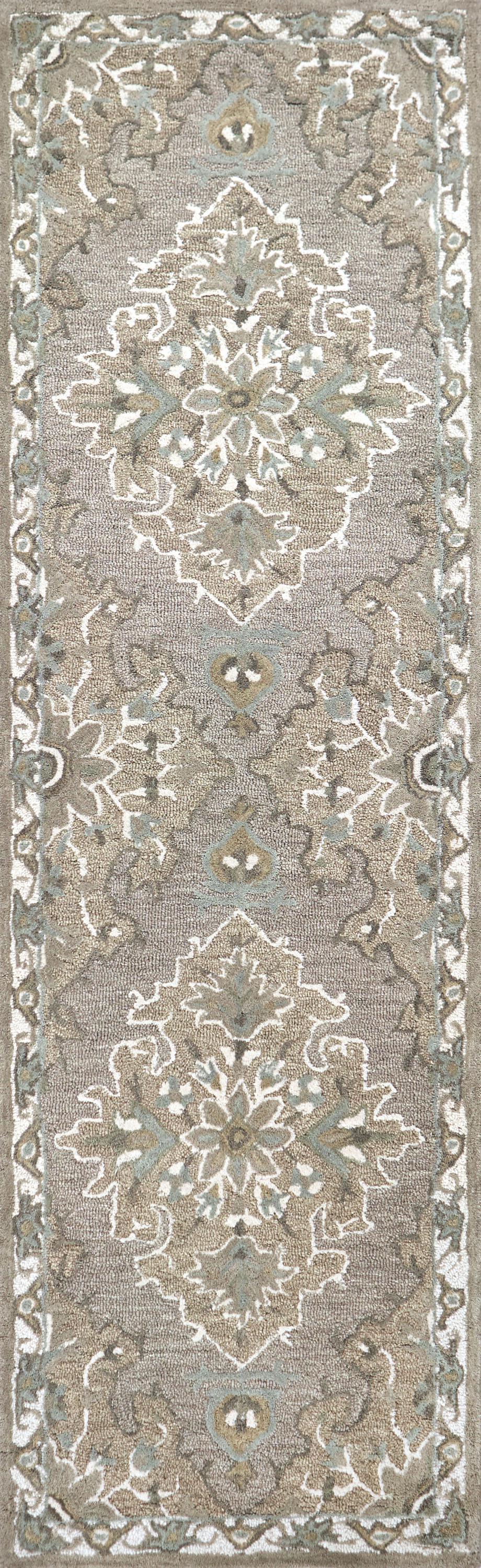 Traditional rug runner, 2' x 8'.