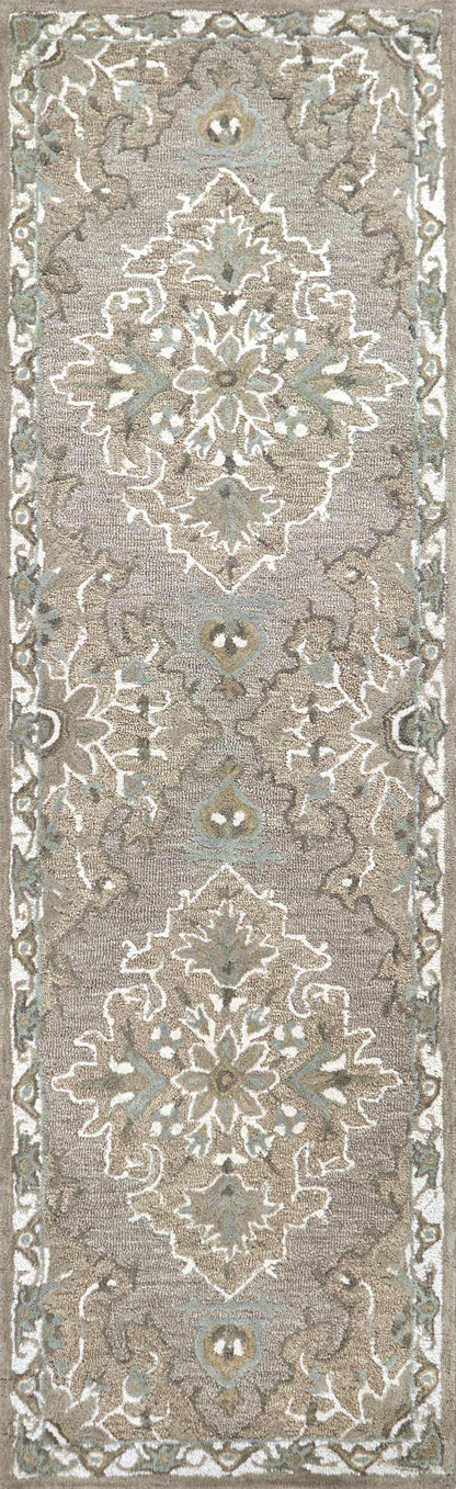 Traditional rug runner, 2' x 8'.