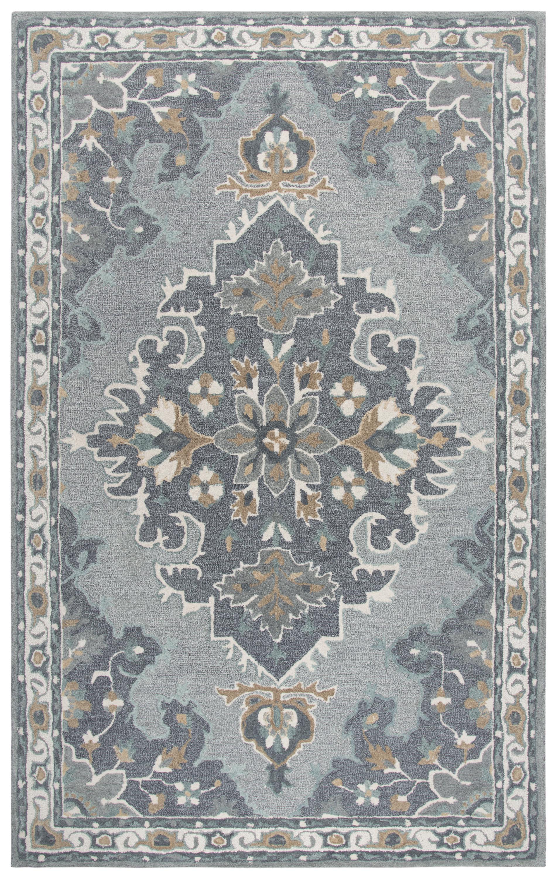 Traditional rug, 5' x 8'.