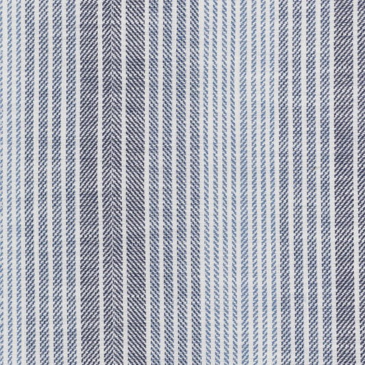 STOUT TEXTILES  UPHOLSTERY,WOVENS TRADITIONAL, STRIPE DENIM   - RUEL-1