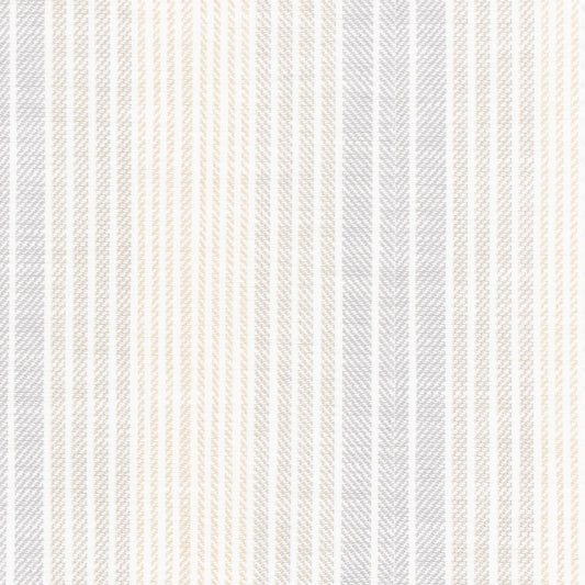 STOUT TEXTILES  UPHOLSTERY,WOVENS TRADITIONAL, STRIPE BURLAP,FLAX,JUTE,LINEN   - RUEL-3