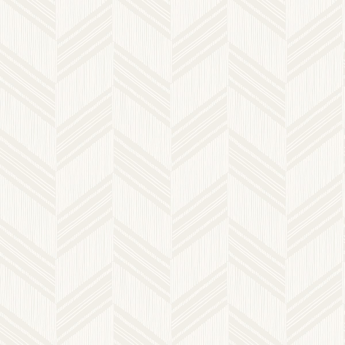 Seabrook Designs Boho Rhapsody Boho Chevron Stripe Chevron Bohemian Grey Matte Sidewall - RY30410