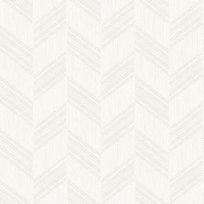 Seabrook Designs Boho Rhapsody Boho Chevron Stripe Chevron Bohemian Grey Matte  - RY30410