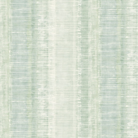 Seabrook Designs Boho Rhapsody Tikki Natural Ombre Abstract Bohemian Green Matte Sidewall - RY31004