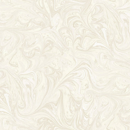 Seabrook Designs Boho Rhapsody Sierra Marble Abstract Bohemian Beige Matte  - RY31103
