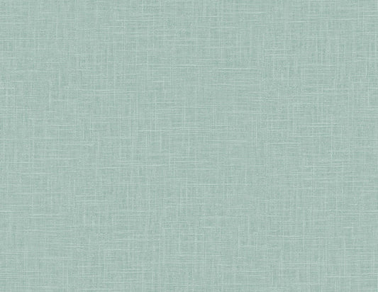 Seabrook Designs Boho Rhapsody Indie Linen Embossed Vinyl Embossed Vinyl Bohemian Teal Matte Sidewall - RY31724