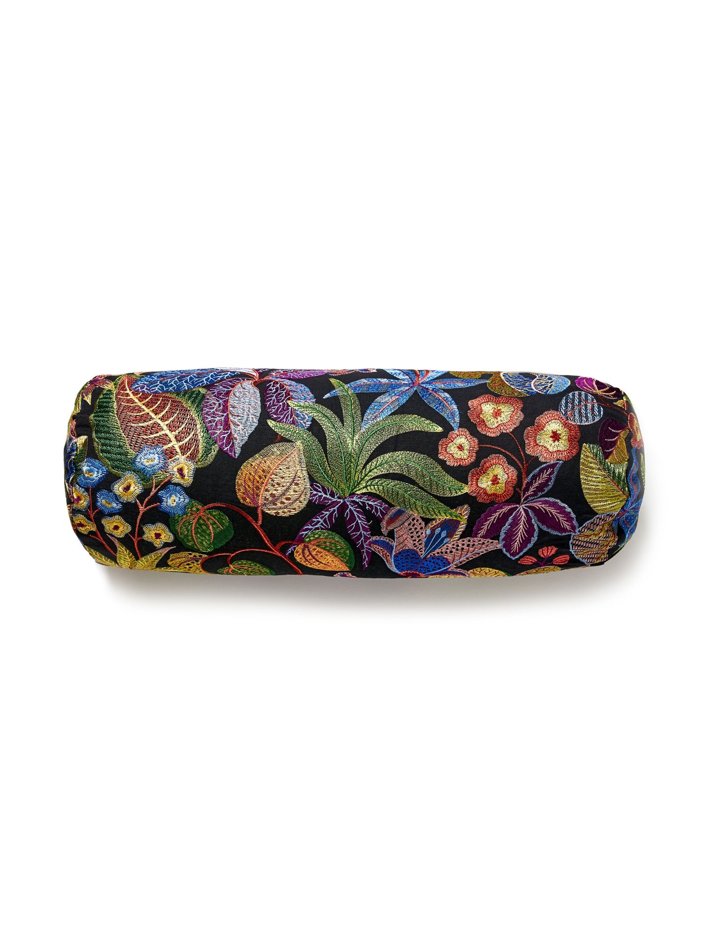 SCALAMANDRE PILLOWS   BOTANICAL / FOLIAGE BOLSTER    - S7 0003BADK5400