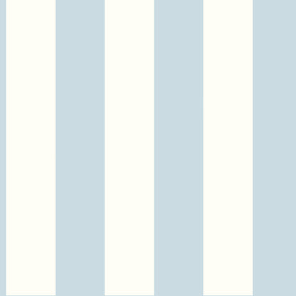 York Wallcoverings Blues II 3" Stripe Blue & White Wallpaper Stripes Stripes Blue & White   - SA9176