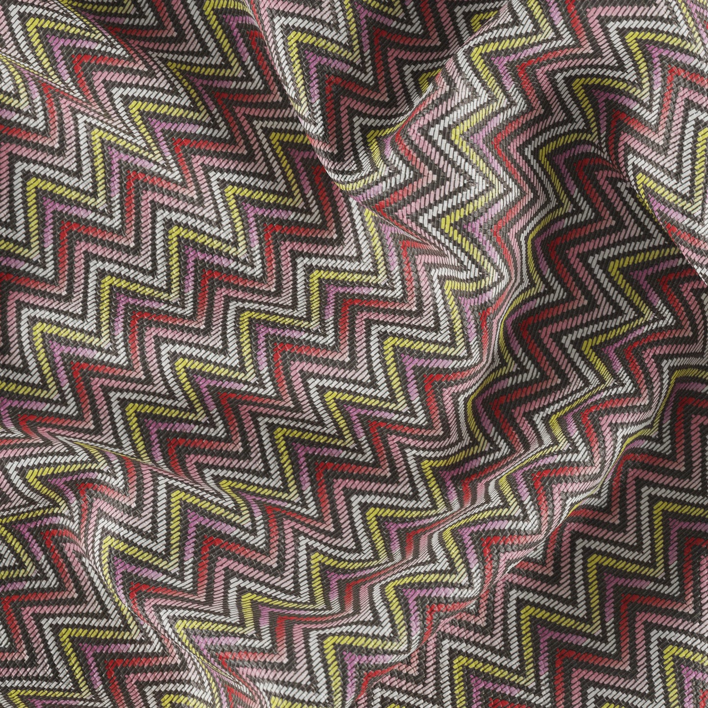 JF Fabrics SABRINA 46 Fabric Geometric, Texture White, Yellow, Red, Purple, Black  Vinyl, Vegan Leather - 8935846 J9011