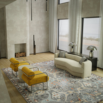 Sapphire transitional rug, 8' x 10'.