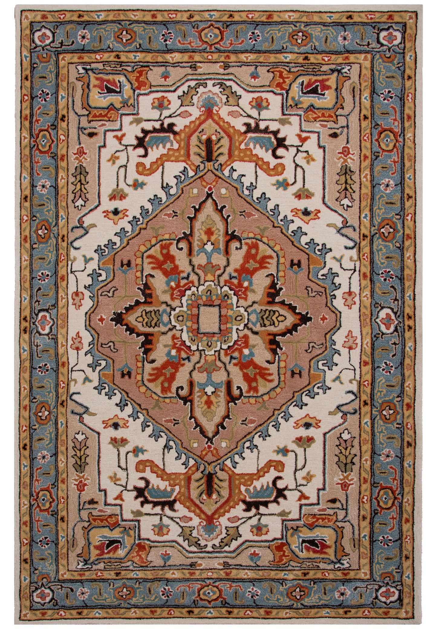 Sapphire traditional rug, 2' x 3'.