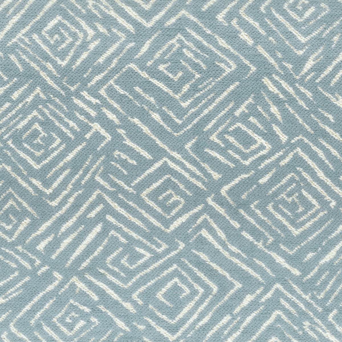 STOUT TEXTILES  UPHOLSTERY,CHENILLE TRANSITIONAL,, GEOMETRIC HARBOR,LAKE   - SALA-2