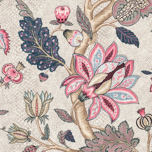 STOUT TEXTILES  MULTIPURPOSE,PRINT TRANSITIONAL,, JACOBEAN MAUVE   - SALE-1